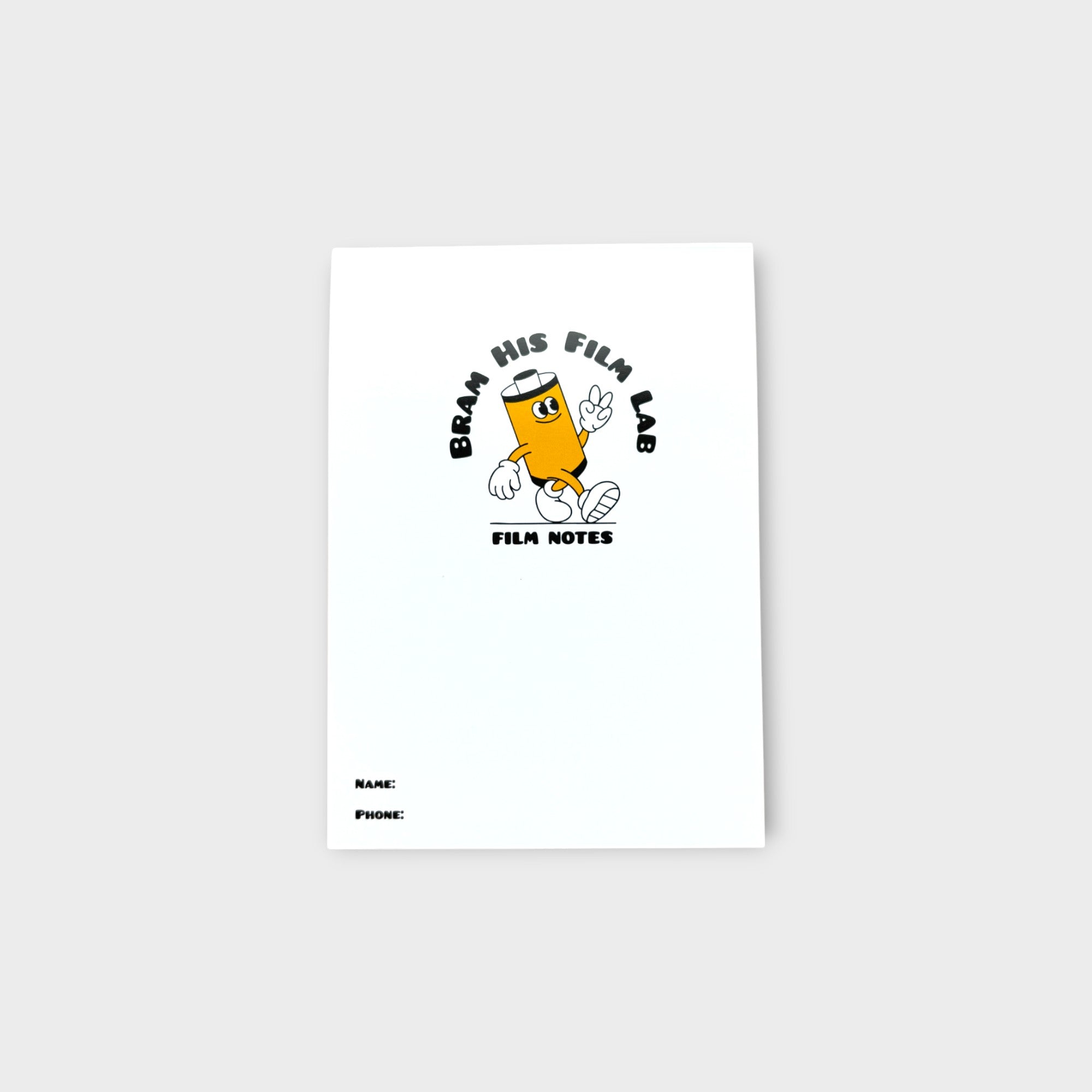 Pocket Film Photography Notebook