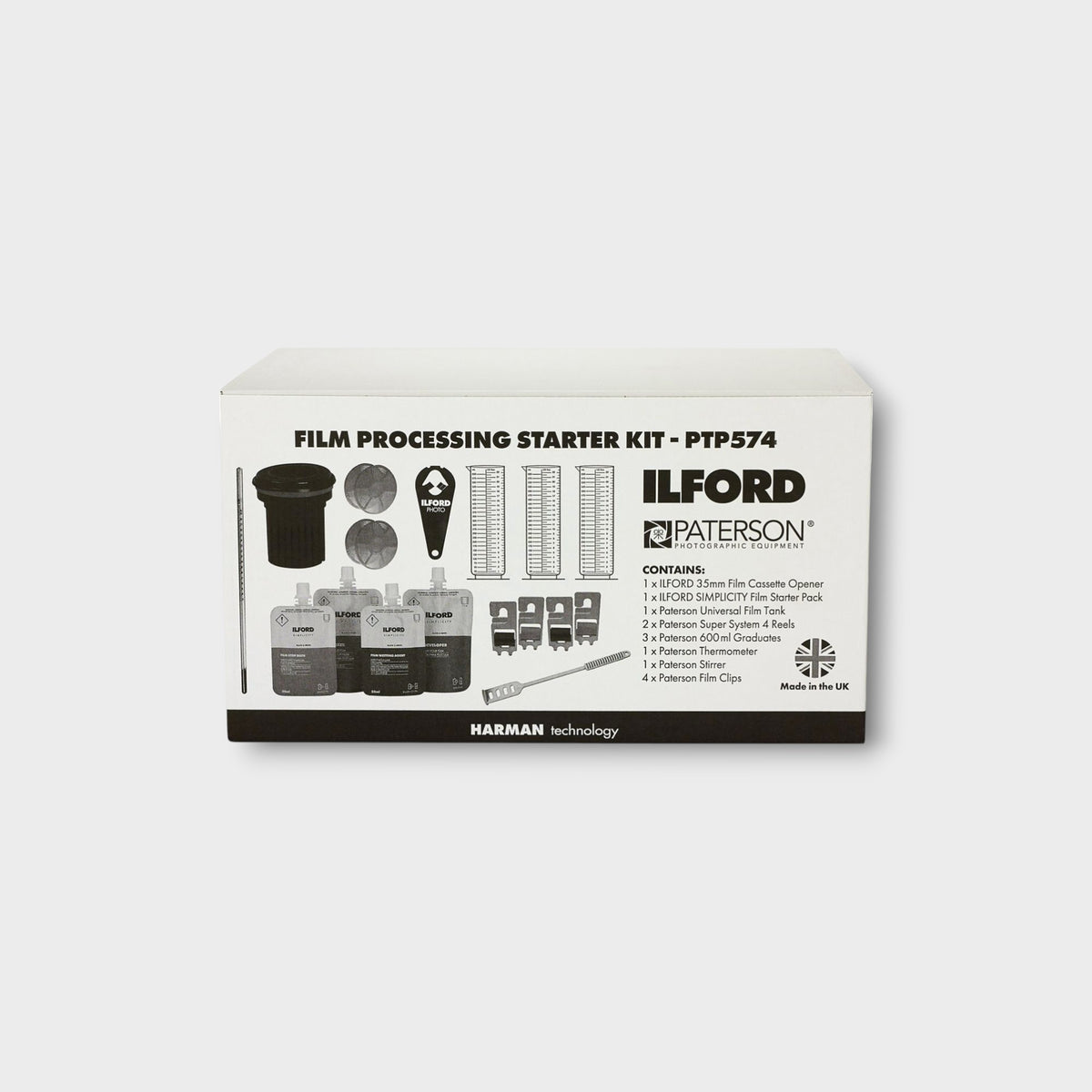 Ilford X Paterson Film Processing Starter Kit